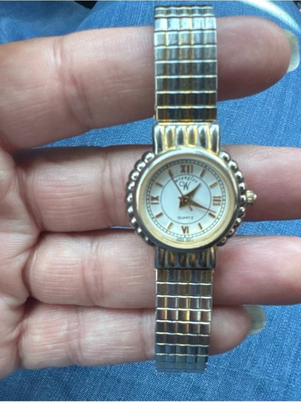 Wrangler Two-Tone Gold and Silver Ladies Quartz Bracelet Watch